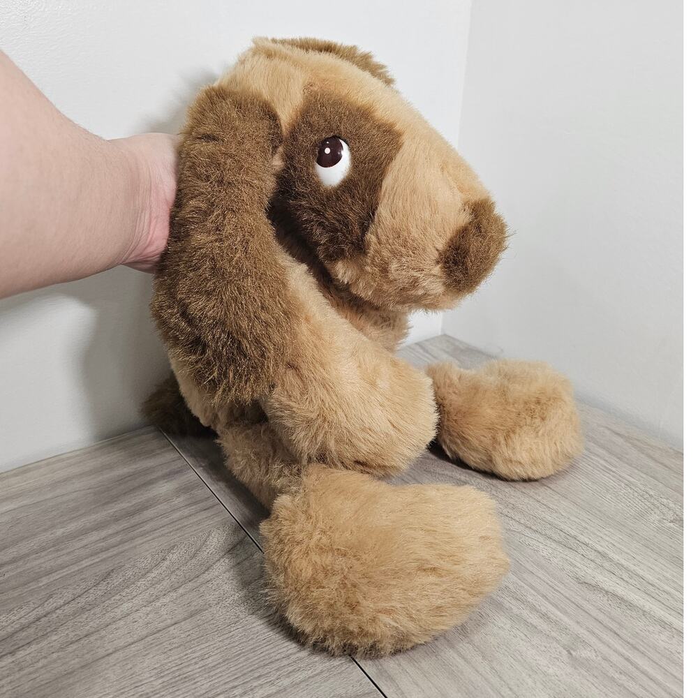 Eden Brown Tan Floppy Dog Puppy Sad Eyes Droopy Long Ears Bloudhound Hound plush